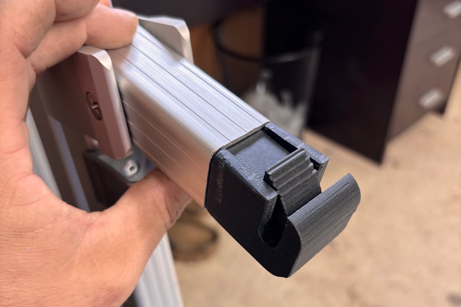 3D printed pontoon bimini clip adapter insert