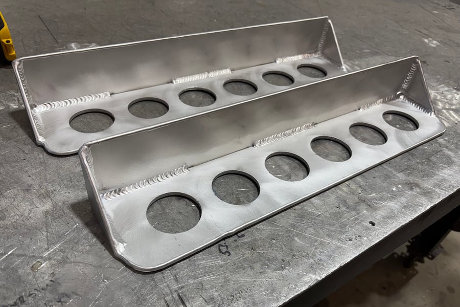 custom fabricated cup holder exteriors for boat