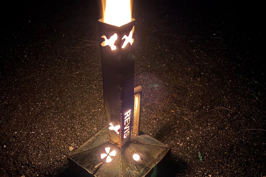 custom fire chimney